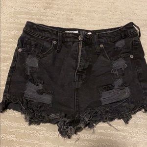 Black cute shorts
